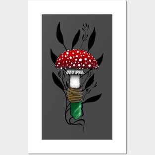 Toadstool Wand Posters and Art